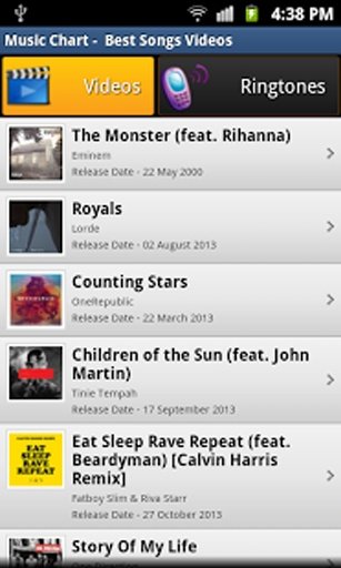 UK Music Chart截图4