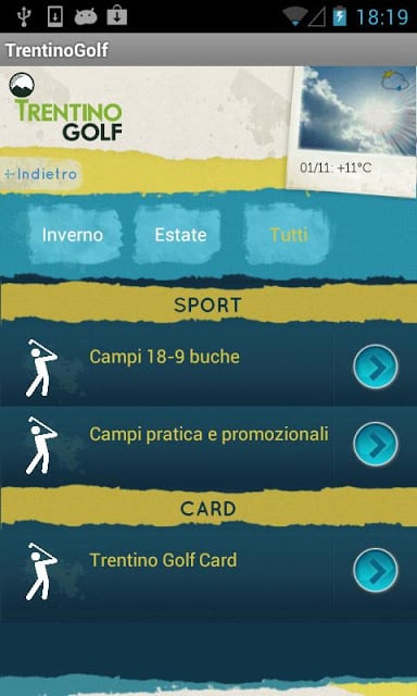 Trentino Golf App截图2