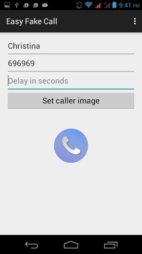 Easy Fake Call截图1