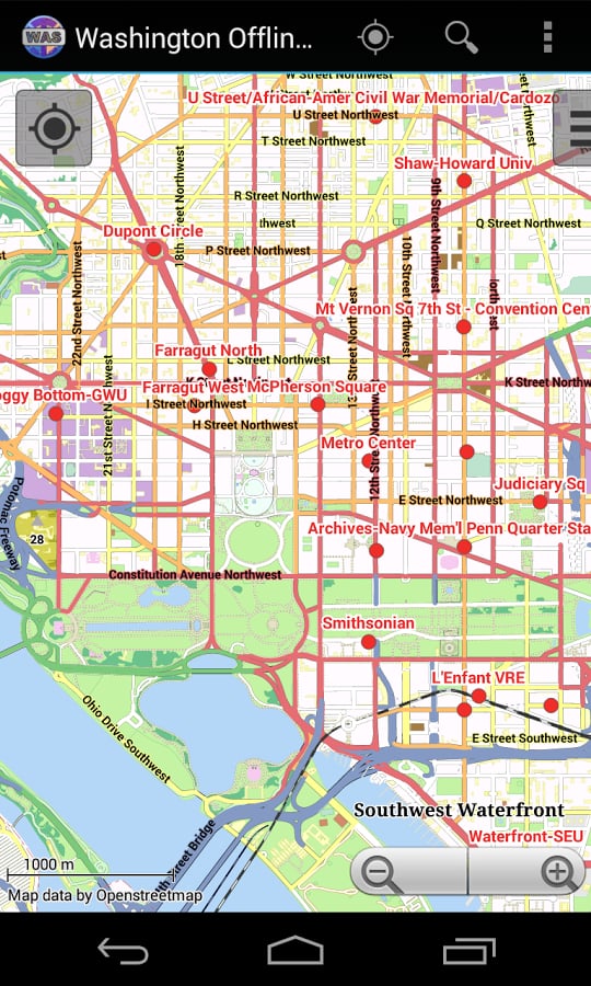 Washington City Map Lite截图9