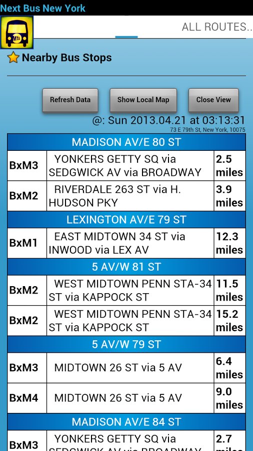 Next Bus New York截图3