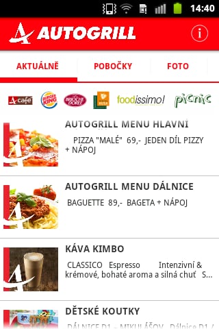 Autogrill CZECH REPUBLIC截图2