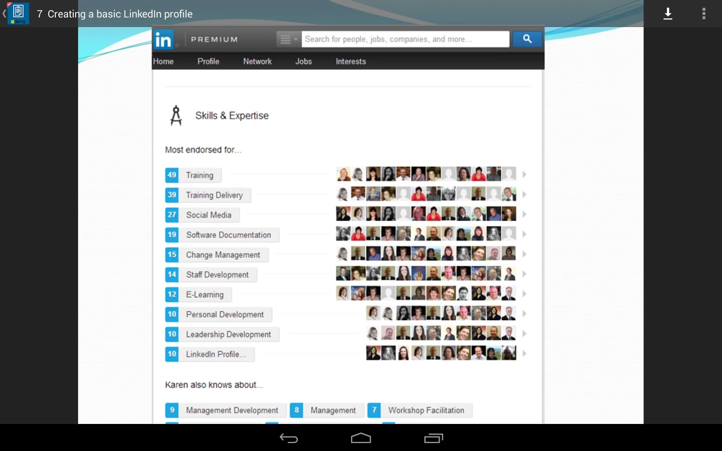 Basic Linkedin Guide截图7