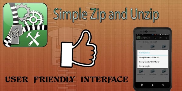 Simple Zip and Unzip Man...截图1