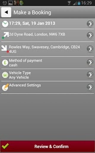 Swift Cars London Minicab截图8