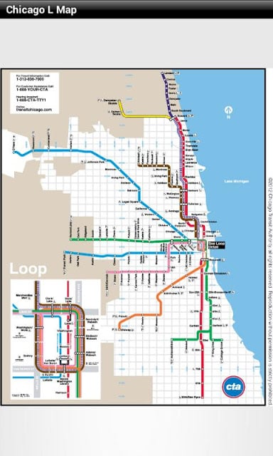 Chicago L Map截图1