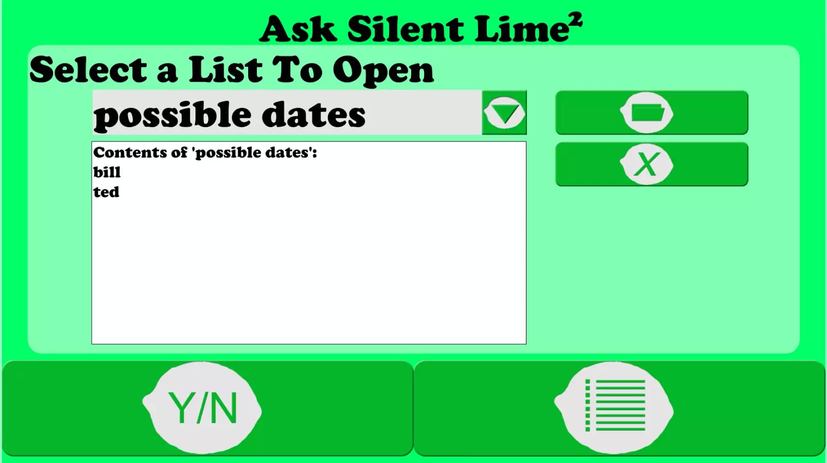 Ask Silent Lime 2截图6