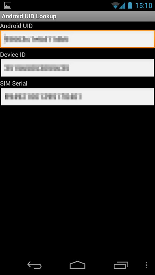 Android UID Lookup截图1