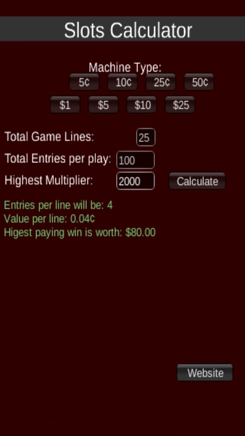 Slots Calculator截图2