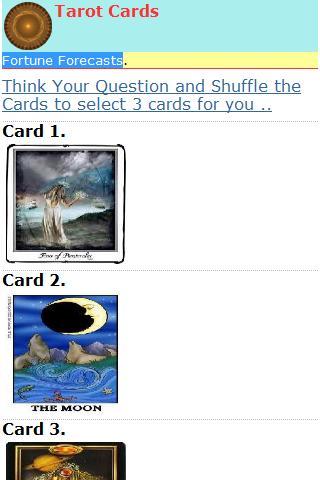 Tarot Cards Fortune Forecasts截图1