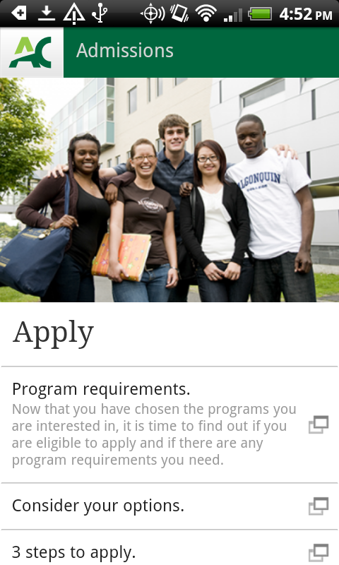 Algonquin College - Admissions截图4