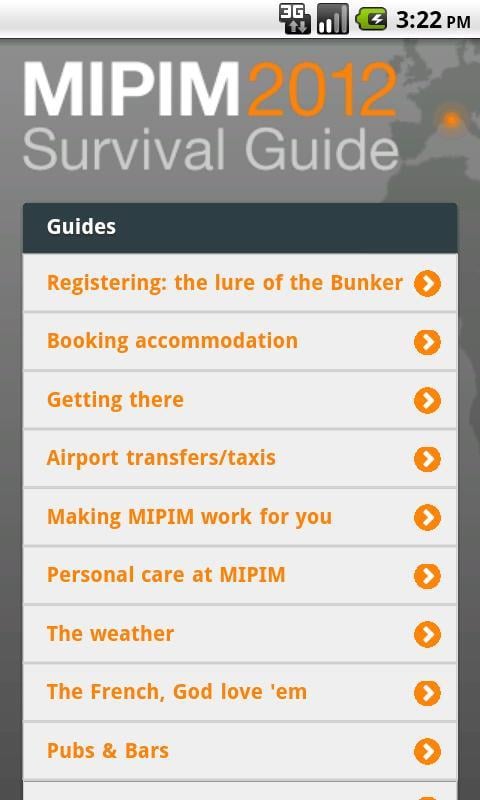 MIPIM Survival Guide截图2