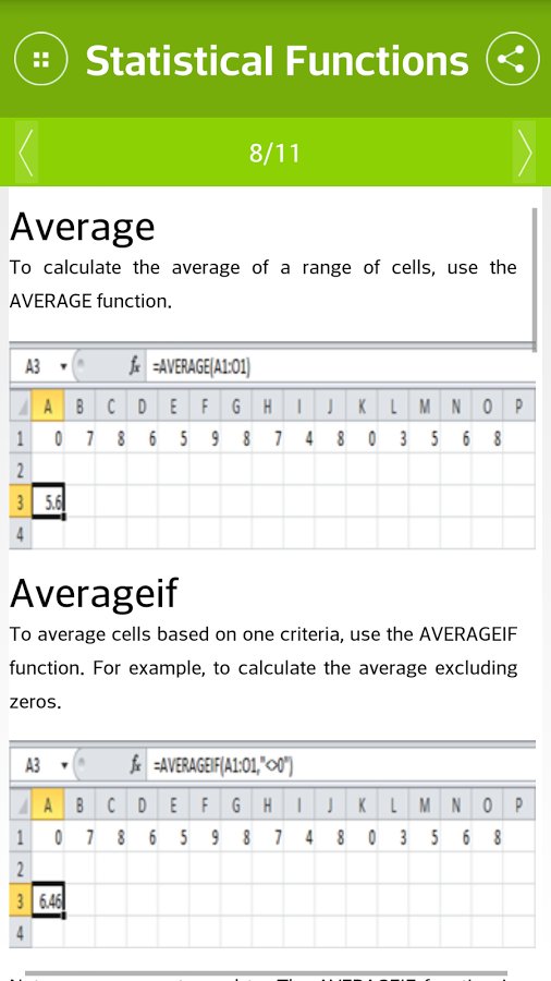 Excel Functions截图3