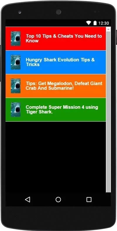 Guide for Hungry Shark E...截图2