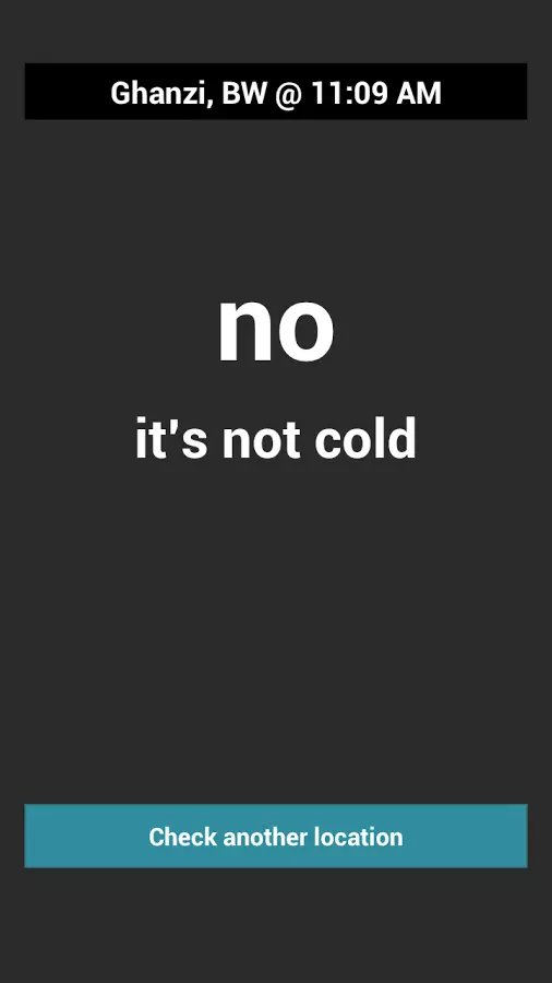 Is It Cold截图1