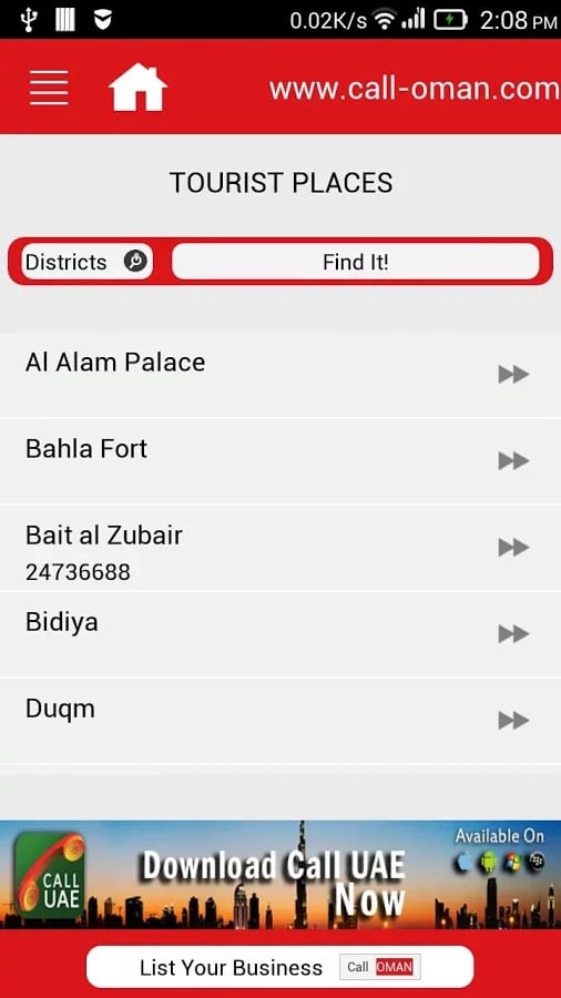 Call Oman Business Direc...截图6