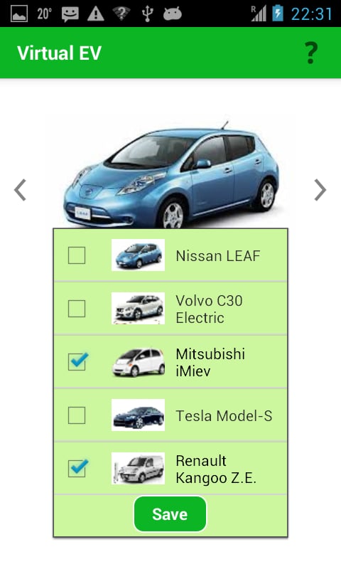 Virtual Electric Vehicle截图1