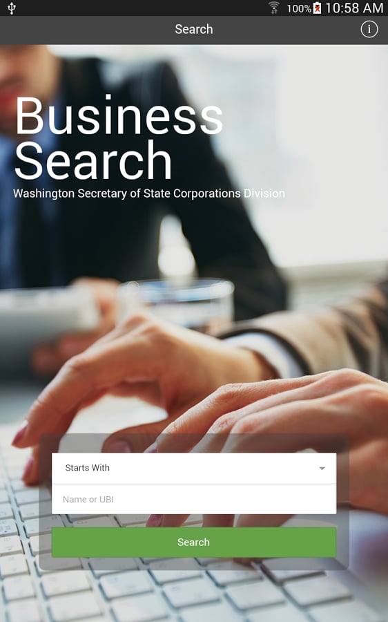 WA State Business Search截图1