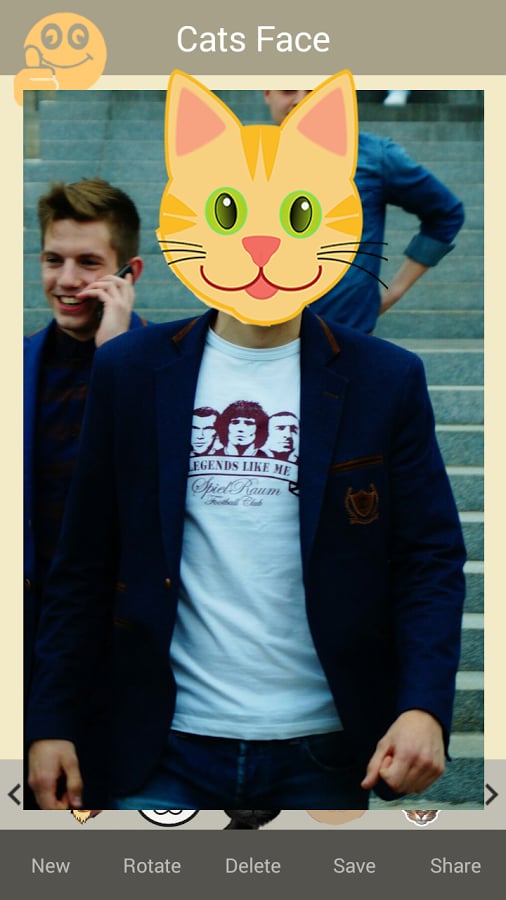 Cats Face Sticker Cam截图4