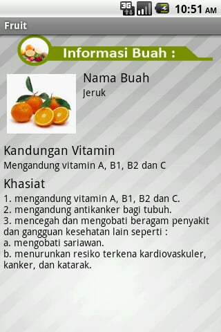 Fruit Vitamin Finder截图4