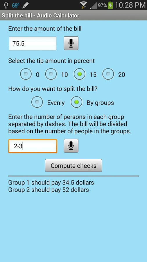 Split the Bill截图1