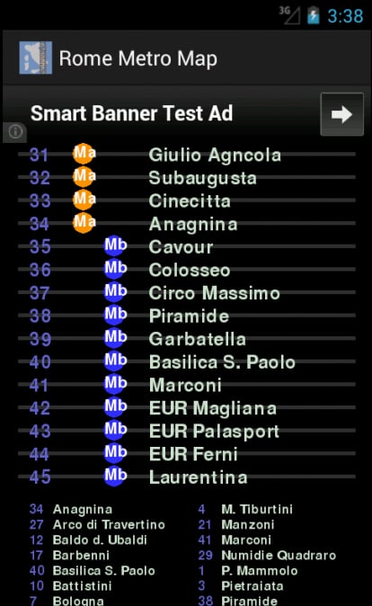 Rome Metro Map截图3