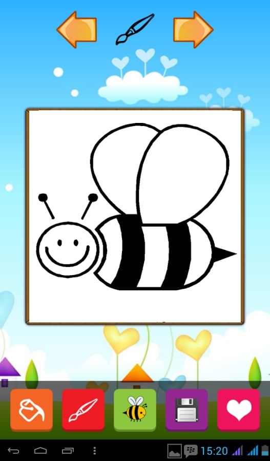 Bee Coloring Pages截图1