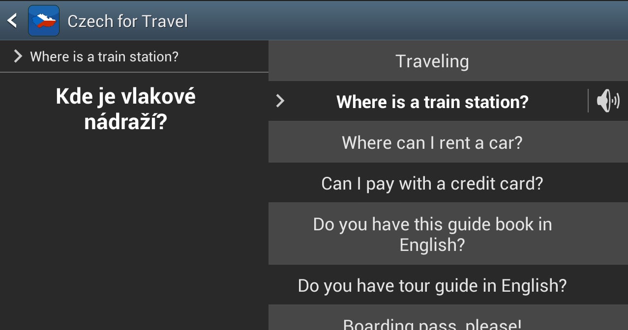 Czech for Travel截图2