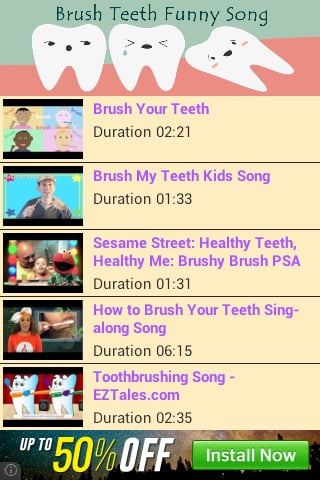 Brush Teeth Funny Song截图3