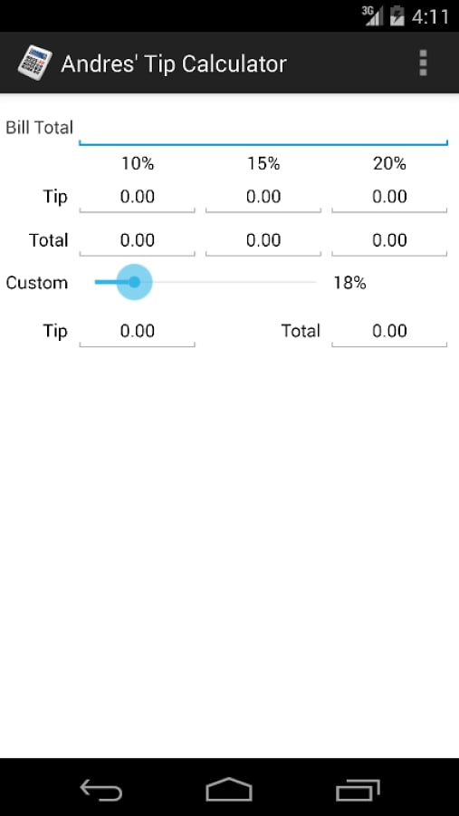 Andres' Tip Calculator截图1