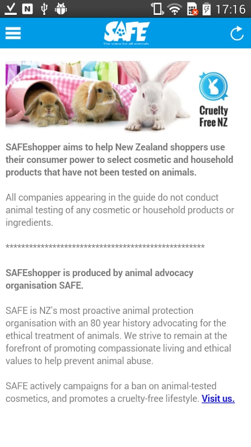 SAFEshopper Cruelty-free...截图2