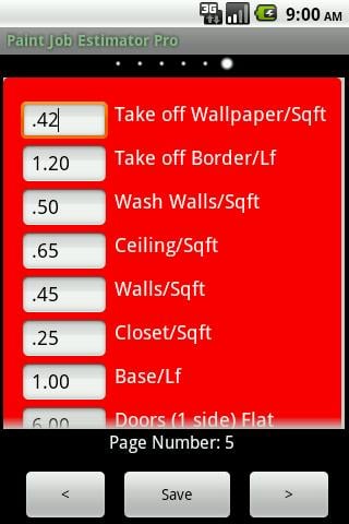 Painting Job Estimator Free截图2