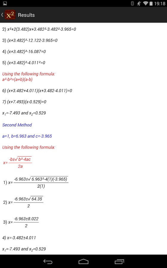 Quadratic Solver截图4