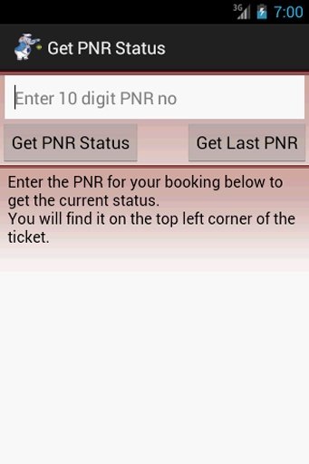 Get PNR Status截图3
