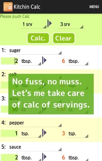 Kitchen Calc : FlaC截图3