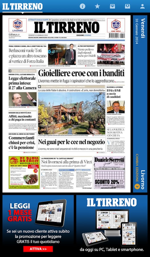 Il Tirreno截图2