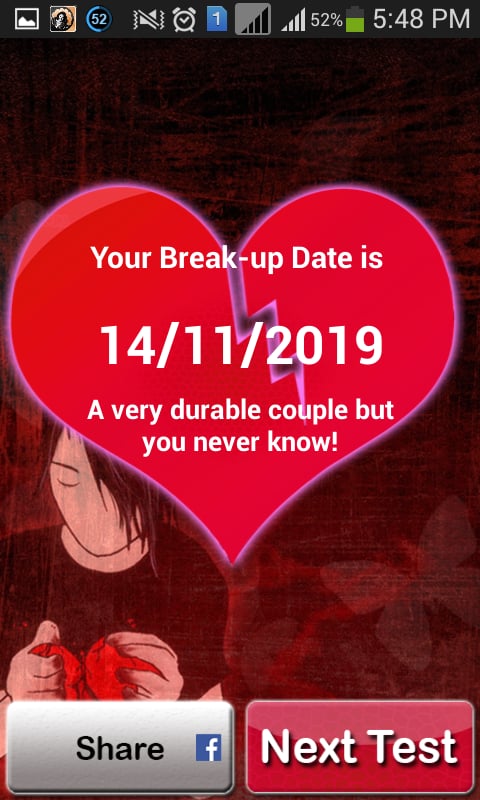 Breakup Date Calculator截图3