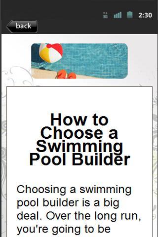 Swimming Pool Ownership ...截图3