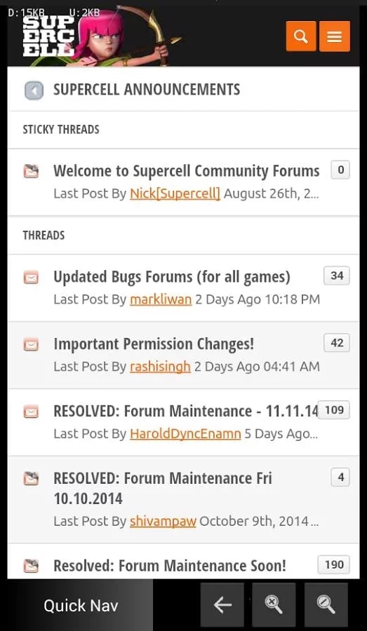 Forum App for Supercell截图3