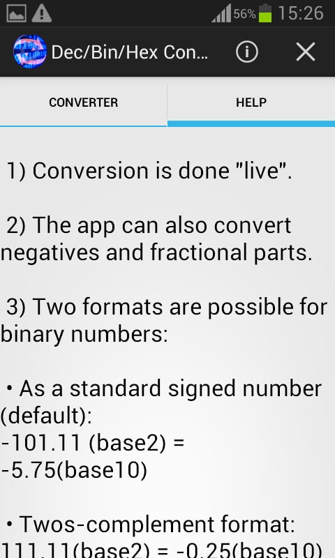 Binary Decimal Hex Conve...截图9