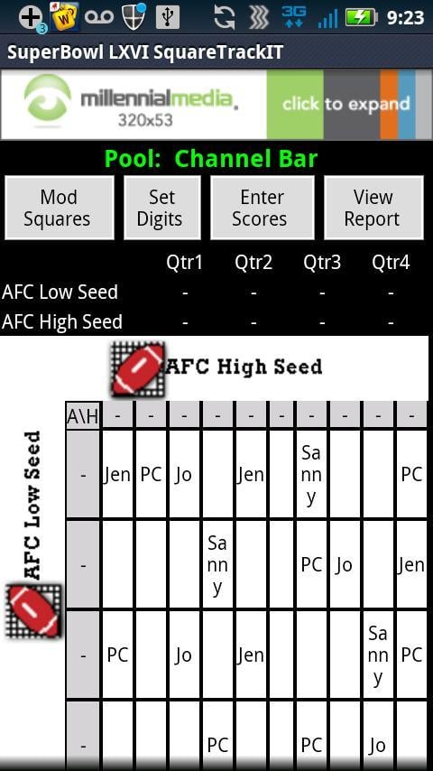 SuperBowl LXVI SquareTrackIT截图5