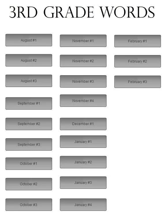 3rd Grade Spelling Words截图8