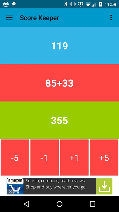 Score Keeper for Android...截图1