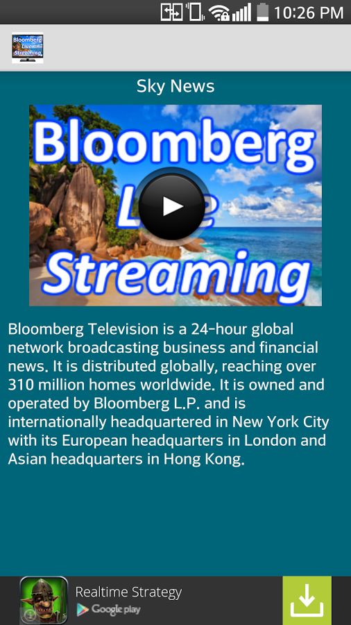 Bloomberg Live Streaming截图1