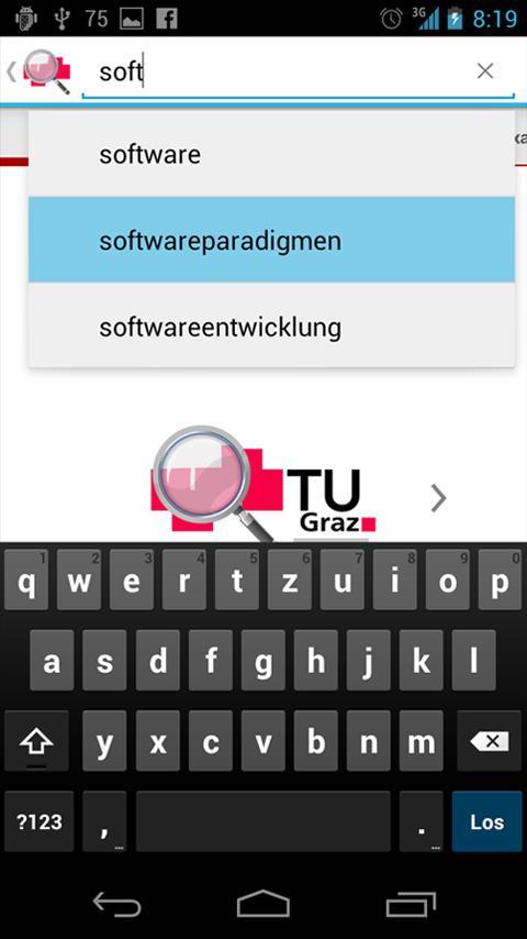 TU Graz Search截图1