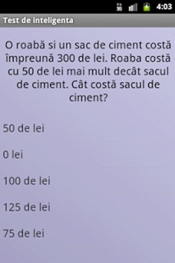 Test de inteligenta in romana截图8