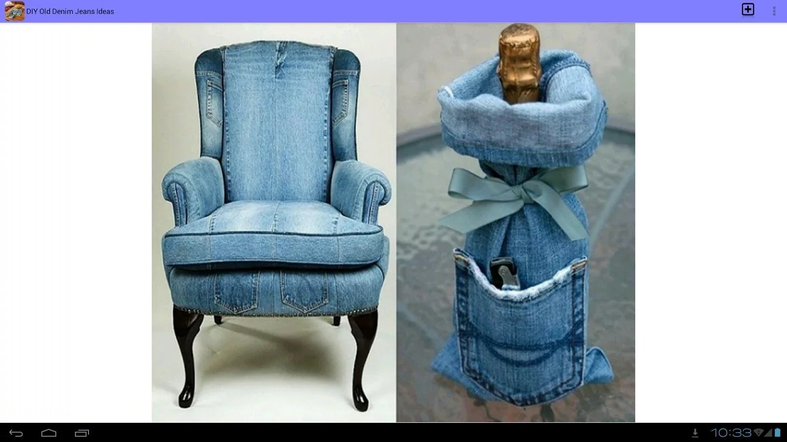 DIY Old Denim Jeans Ideas截图7