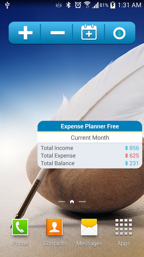 Expense Planner Free Bud...截图1