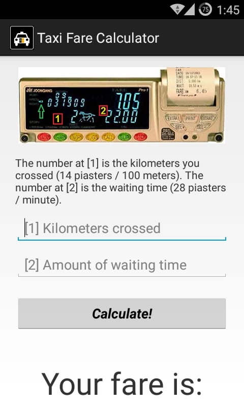 Taxi Fare Calculator [EG...截图4