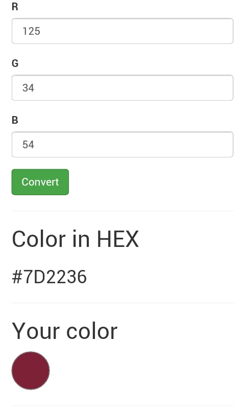 RGB to HEX converter截图4